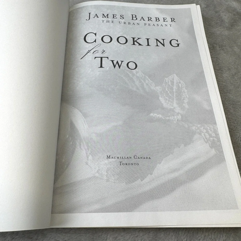 James‎ Barber The Urban Peasant Cooking for Two Cookbook 140 Recipes Softcover